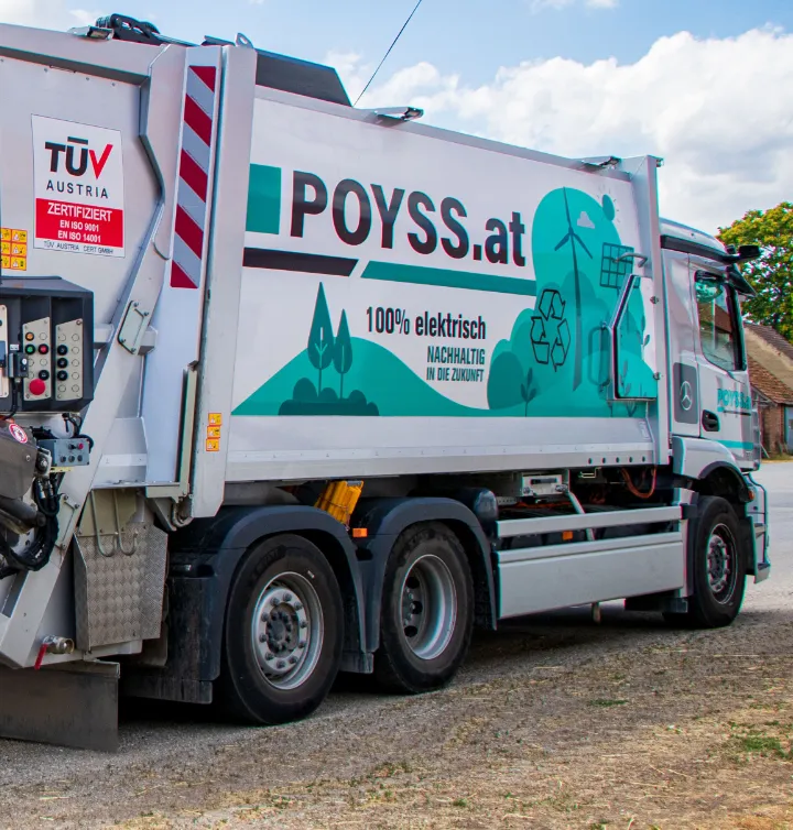 Vollelektrischer Müllwagen von Poyss